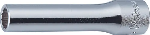 1/4 Sq. Dr. Socket  6Mm 12 Point Length 50Mm 1
