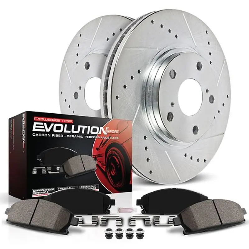 Power Stop 2020 Audi E-Tron Sportback Rear Z23 Evolution Brake Kit 1
