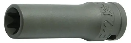 3/8 Sq. Dr. Industrial Deep Torxâ® E16 Socket - Length 55Mm 1