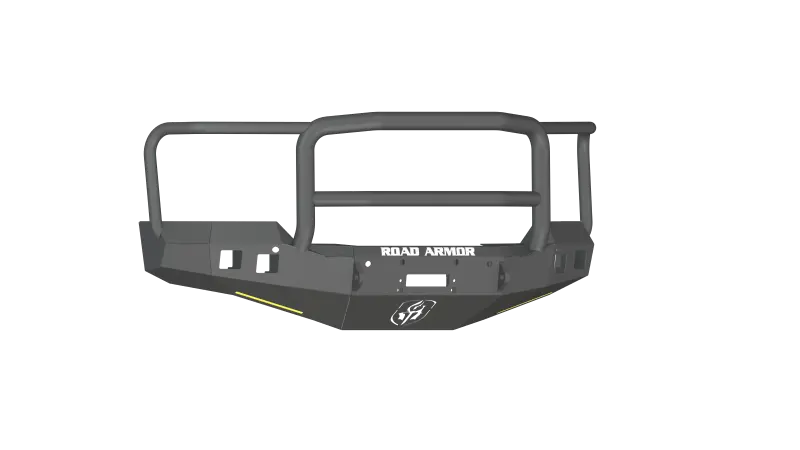 Road Armor Stealth Front Winch Bumper With Lonestar Guard For 2016–2018 Chevrolet Silverado 1500 – Textured Black 1