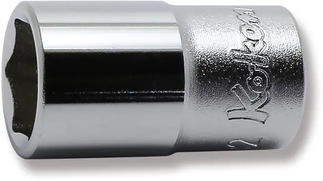 1/4 Sq. Dr. Socket  3/16 6 Point Length 22Mm 1