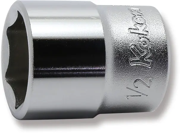 1/4 Sq. Dr. Socket  1/4 6 Point Length 22Mm 1