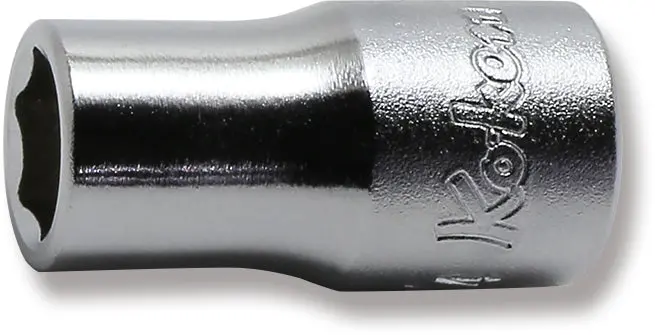 1/4 Sq. Dr. Socket  1/8 6 Point Length 22Mm 1