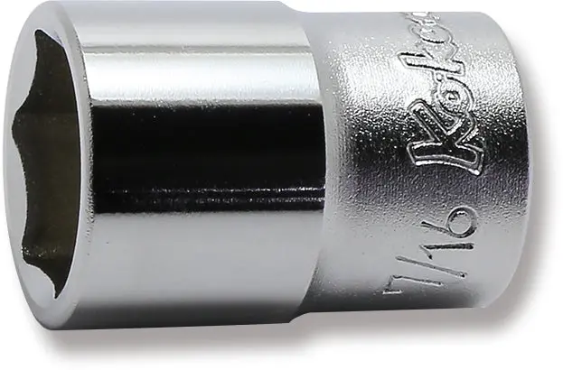 1/4 Sq. Dr. Socket  7/32 6 Point Length 22Mm 1