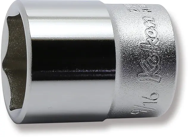 1/4 Sq. Dr. Socket  9/32 6 Point Length 22Mm 1