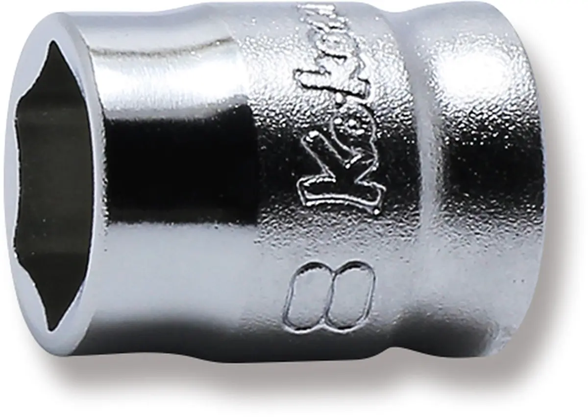 1/4 Sq. Dr. Socket  Ba0 6 Point Length 22Mm 1