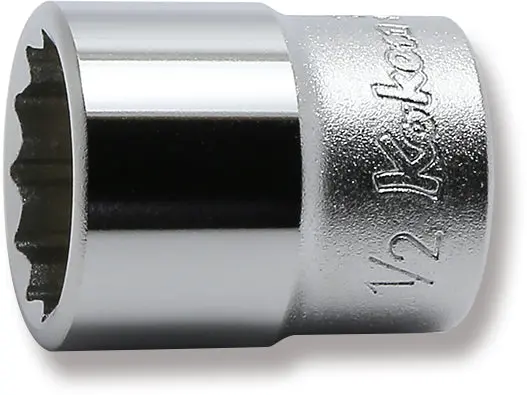 1/4 Sq. Dr. Socket  1/4 12 Point Length 22Mm 1