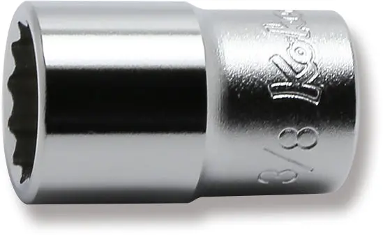 1/4 Sq. Dr. Socket  5/16 12 Point Length 22Mm 1