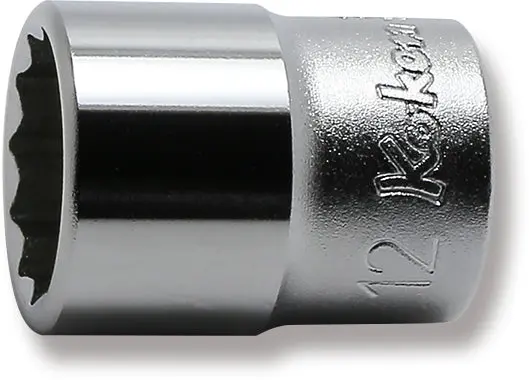 1/4 Sq. Dr. Socket  13Mm 12 Point Length 22Mm 1