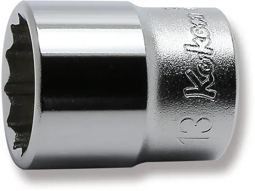 1/4 Sq. Dr. Socket  14Mm 12 Point Length 24Mm 1