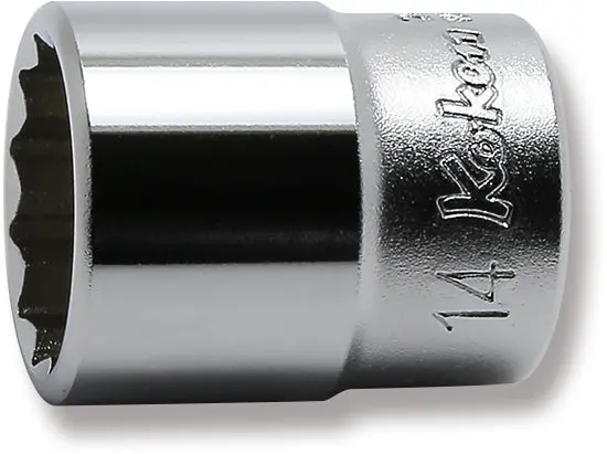 1/4 Sq. Dr. Socket  3Mm 12 Point Length 22Mm 1
