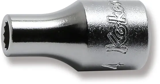 1/4 Sq. Dr. Socket  4.5Mm 12 Point Length 22Mm 1