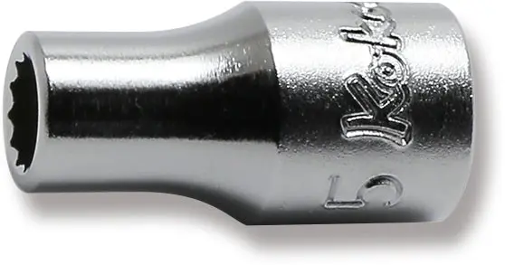 1/4 Sq. Dr. Socket  5.5Mm 12 Point Length 22Mm 1