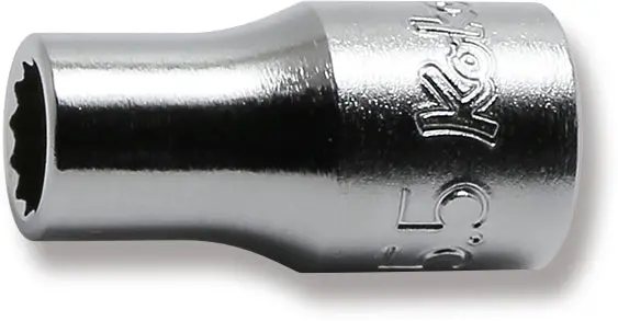 1/4 Sq. Dr. Socket  6Mm 12 Point Length 22Mm 1