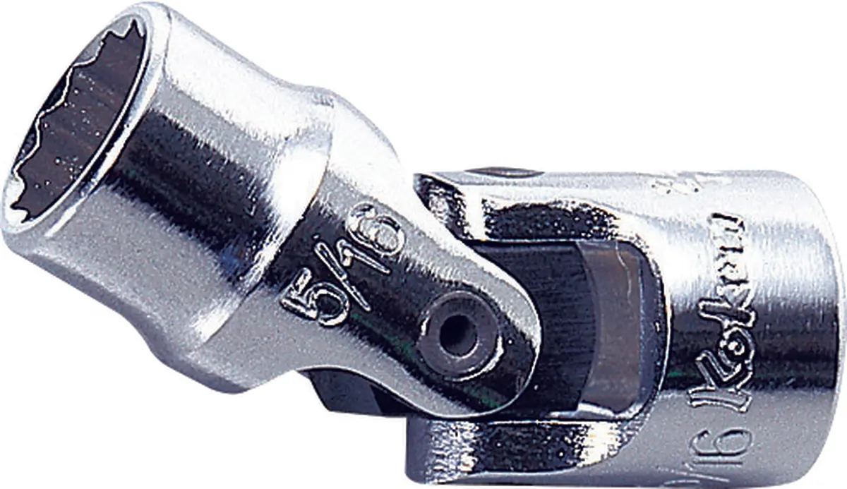 1/4 Sq. Dr. Universal Socket  13Mm 12 Point Length 37Mm 1