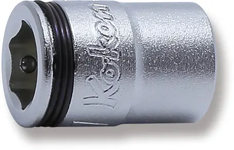 1/4 Sq. Dr. Short Nut Gripâ® Socket - 8Mm 1