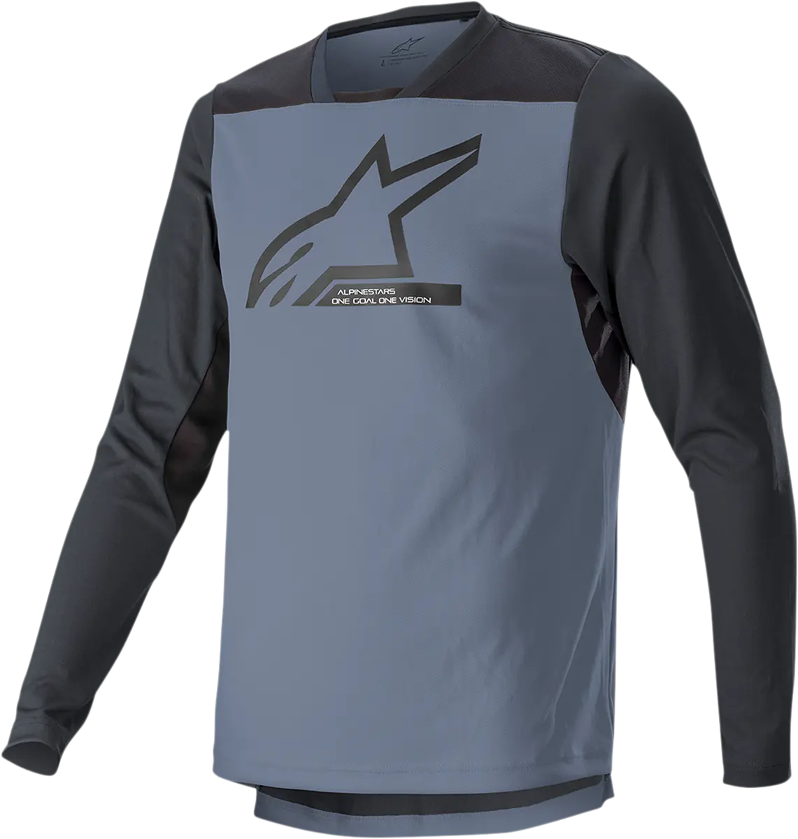 Alpinestars Drop 6.0 V2 Long-Sleeve Motocross Jersey – Black/Gray, Size 2Xl (1766422-9291-2X) 1