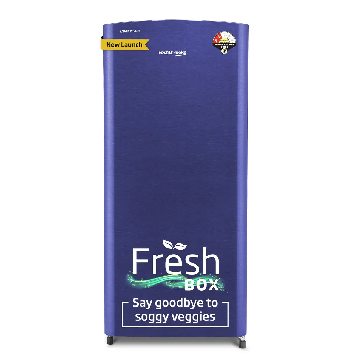 183 L 2 Star Direct Cool Single Door Refrigerator (Rdc215d/S0xer0m0000go, Hairline Blue, With Fresh Box Technology And Chiller Zone) , Voltas Beko, A Tata Product 1