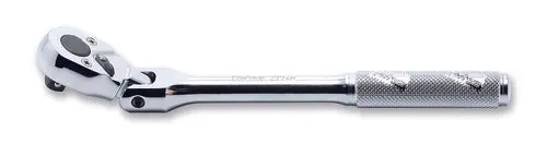 1/4 Sq. Dr. Ratchet Handle  20 Teeth  Length 161Mm Flexible Head Polished Handle 1