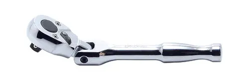 3/8 Sq. Dr. Ratchet Handle  24 Teeth Flexible Head Length 120Mm  Polished Handle 1