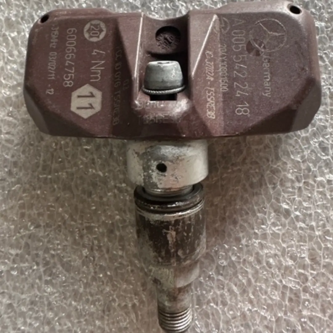 Set Of 4 Mercedes Tpms Tire Pressure Sensor 315 Mhz Oem A0055422418 3Cb73471 2