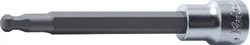 3/8 Sq. Dr. Bit Socket  4Mm Ballpoint Hex Length 100Mm 1