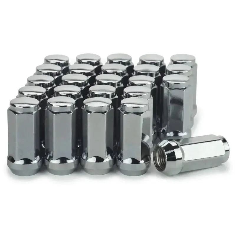 Oem Xlong Bulge Chrome 14X1.5 3/4" Hex 1.90" ( Ford, Chevy , Ram ) 1