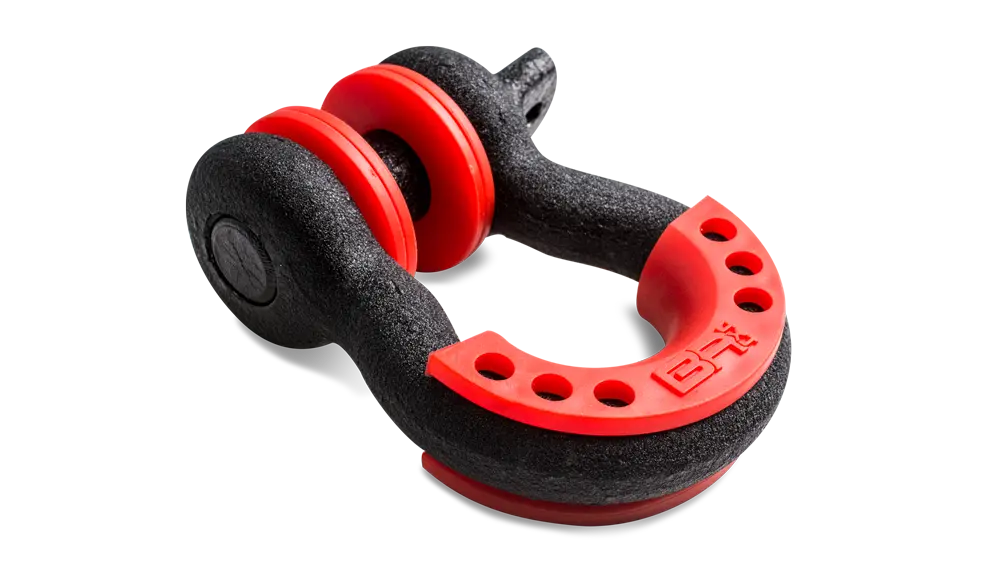 3/4 Black D-Ring With Isolators (Single) 1