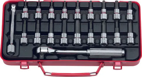 3/8 Sq. Dr. Bit Socket Set      20 Pieces 1