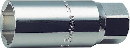 3/8 Sq. Dr. Spark Plug Socket  18Mm 6 Point Length 70Mm Rubber 1