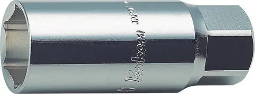 3/8 Sq. Dr. Spark Plug Socket  20.8Mm 6 Point Length 70Mm Rubber 1