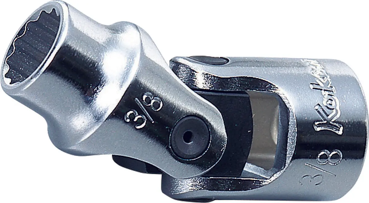 3/8 Sq. Dr. Universal Socket  16Mm 12 Point Length 53.5Mm 1