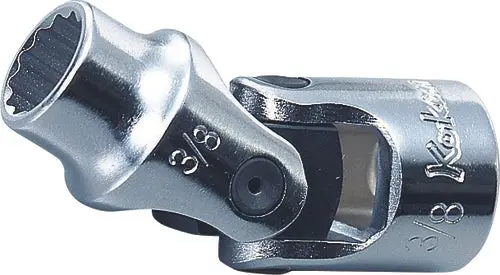 3/8 Sq. Dr. Universal Socket Whitworth 1/2 12 Point Length 58.5Mm 1
