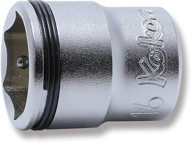 3/8 Sq. Dr. Socket  17Mm Nut Grip Length 28Mm 1