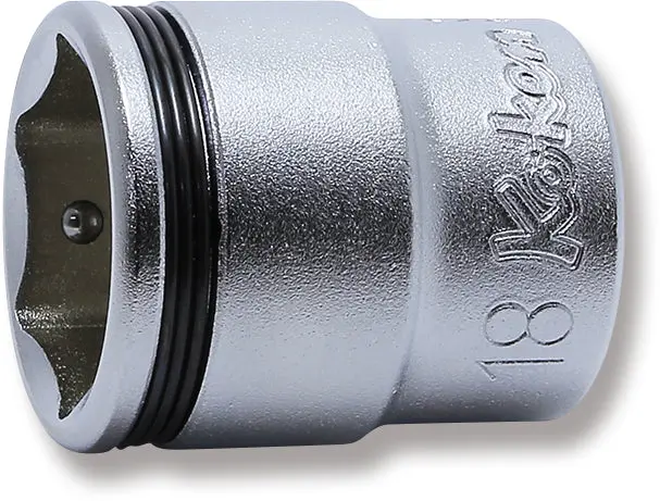 3/8 Sq. Dr. Socket  19Mm Nut Grip Length 29Mm 1