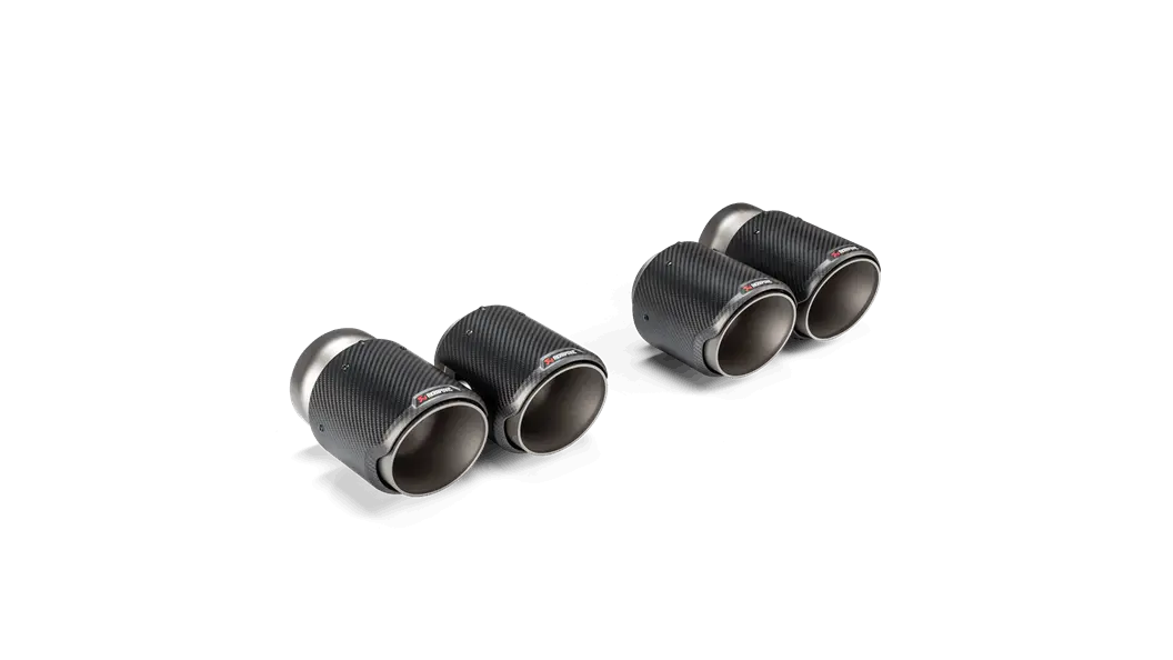 Akrapovic Tail Pipe Set (Carbon) For 2021-2024 Bmw M3/M4 And M2 1