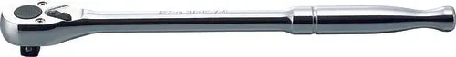 3/8 Sq. Dr. Ratchet Handle  24 Teeth  Length 200Mm Push Button Polished Handle 1