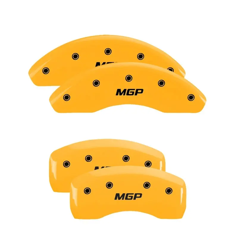 Mgp 4 Caliper Covers Engraved Front Honda Rear H Logo Yellow Finish Black Char 2018 Honda Accord 1