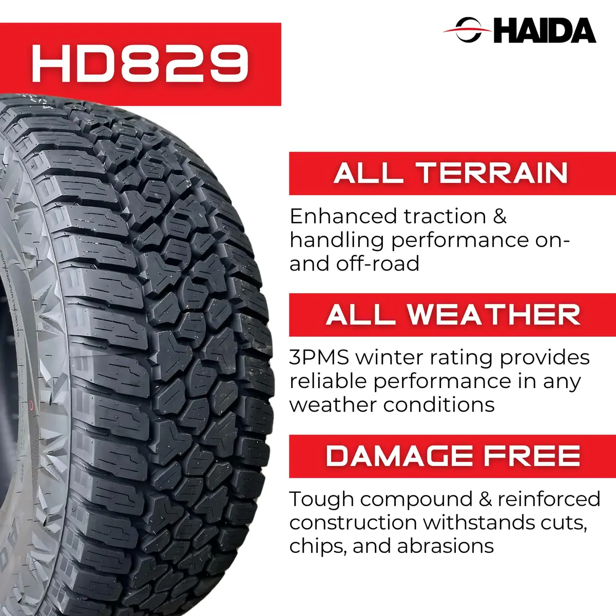 Haida Hd 829 | Lt 275/65R18 3Pms 2