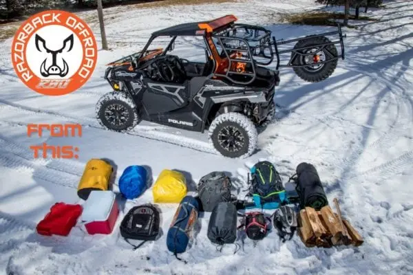 Razorback Offroad Expedition Rack Polaris Rzr 900/900 S/1000 S 1