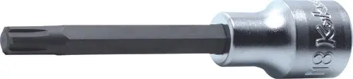 1/2 Sq. Dr. Bit Socket Ribe-Cv M14  Length 100Mm 1