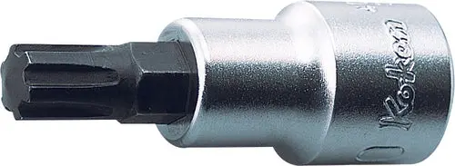 1/2 Sq. Dr. Bit Socket Ribe-Cv M7  Length 60Mm 1