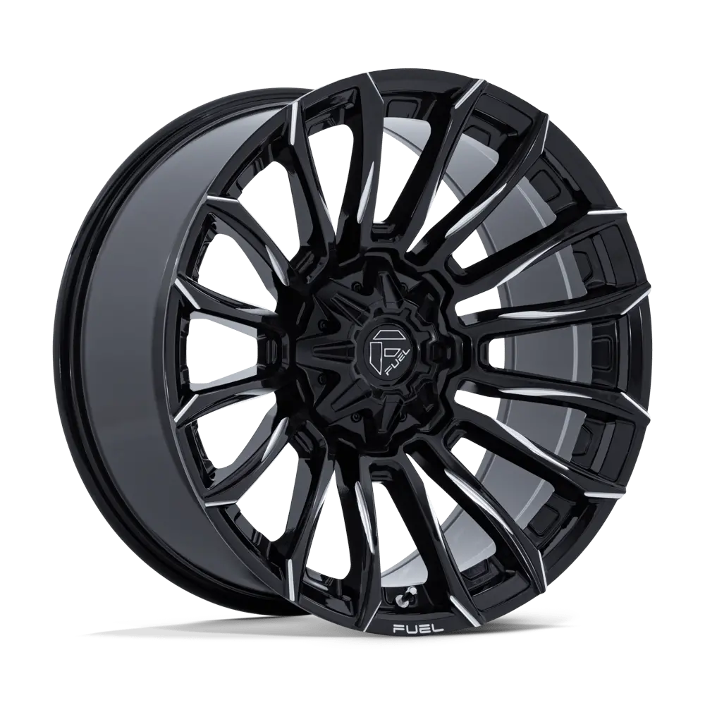 Fuel Blade 22X9 +20 6X135/6X139.7 106 Gloss Black Milled * Text For Clearance Price * 1