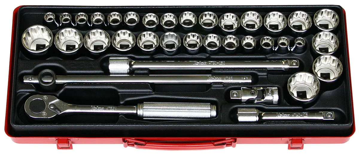 1/2 Sq. Dr. 21 Piece Z-Series 6-Point Metric Socket Set  8-32Mm 1