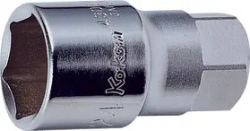 1/2 Sq. Dr. Socket  27Mm 8 Point Length 57Mm For Oil Pressure Switch 1