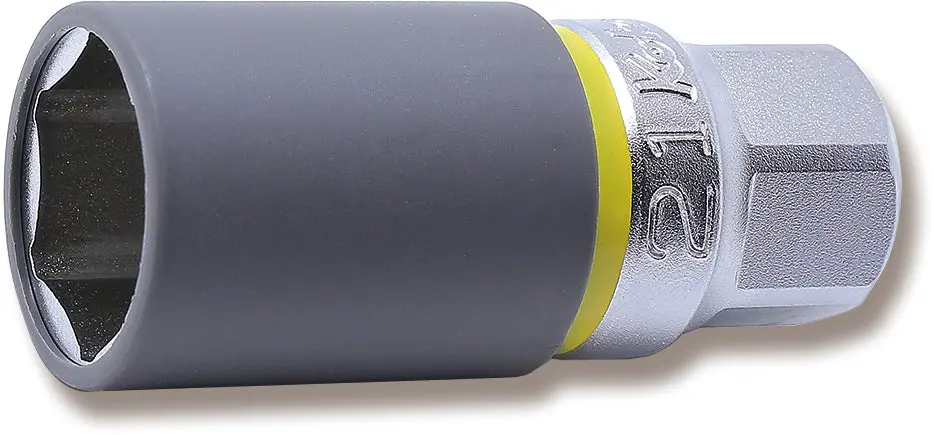 1/2 Sq. Dr. Spark Plug Socket  16Mm 6 Point Length 70Mm Rubber 1
