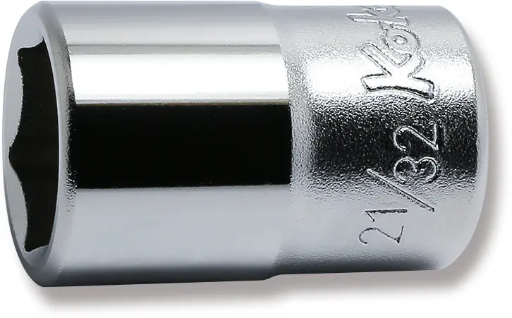 1/2 Sq. Dr. Socket  25/32 6 Point Length 38Mm 1