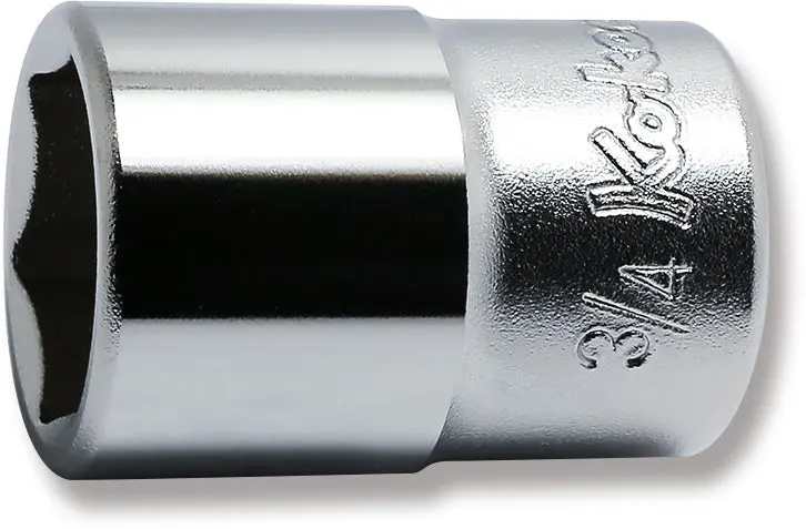 1/2 Sq. Dr. Socket  3/8 6 Point Length 37Mm 1