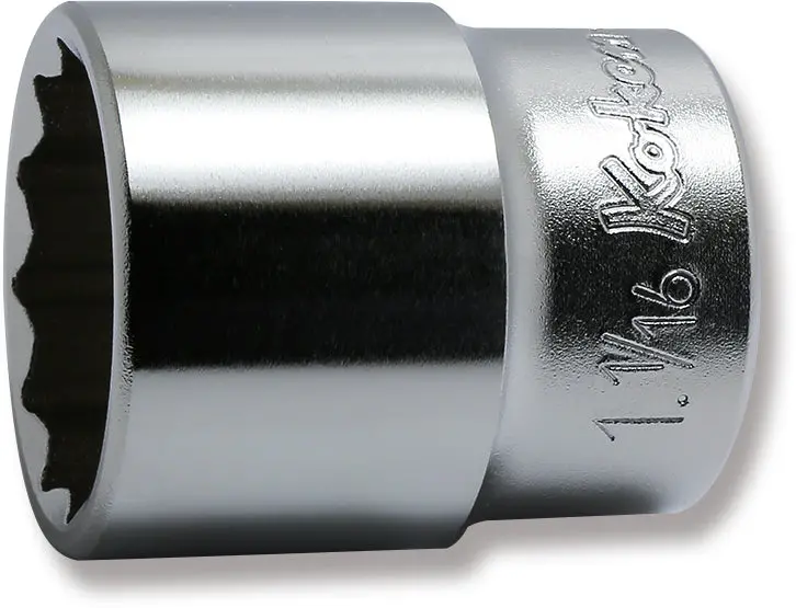1/2 Sq. Dr. Socket  1.1/2 12 Point Length 47Mm 1