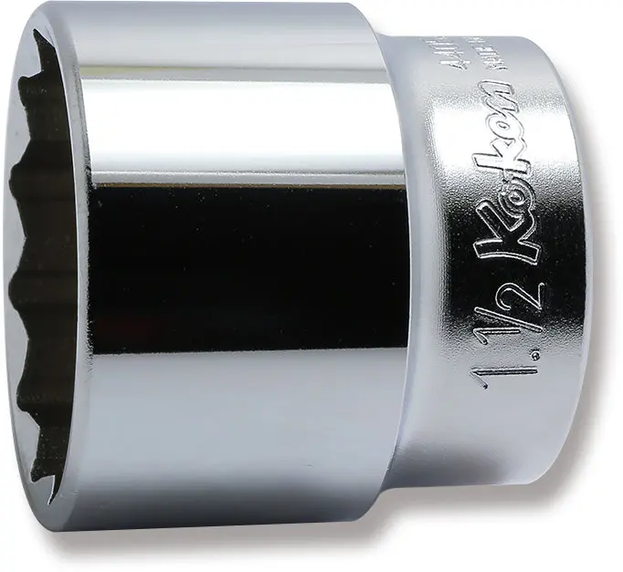 1/2 Sq. Dr. Socket  1.1/4 12 Point Length 46Mm 1